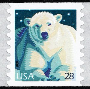 US 4389 MNH VF 28 Cent Polar Bear Coil Self Adhesive