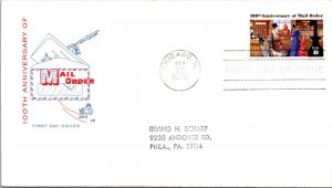 FDC 1972 SC #1468 Farnam Cachet - Chicago, ILL - Single - F78540