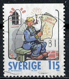 Sweden; 1980: Sc. # 1336: O/Used Single Stamp