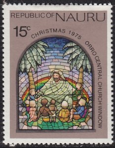 Nauru 132 church window 1975