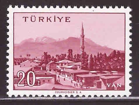 TURKEY Scott 1421 MNH** 32.5x22mm stamp