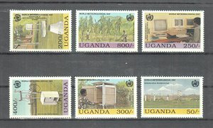 Uganda Scott #1194-1199 MNH