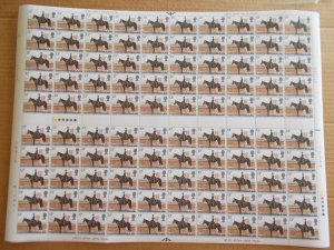 1979 Police Anniv set of 4 in Complete Sheets of 100 + Varieties M/N/H Cat £160+