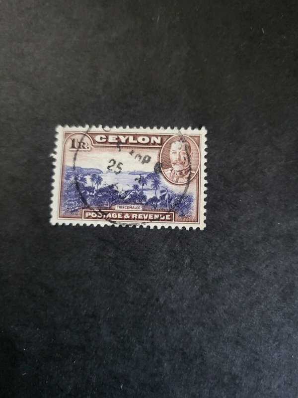 Stamps Ceylon Scott #274 used