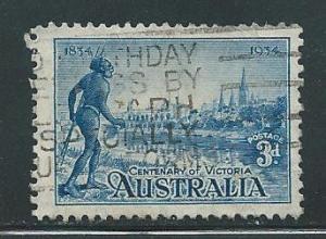 Australia 143a 1934 3d Melbourne U