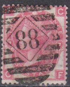 Great Britain #49 Plate 6 F-VF Used CV $60.00 (A9919)