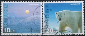 Norway; 1996: Sc. # 1115-1116: O/Used Cpl. Set