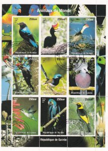 SA24c Guinea 1998 Birds, used sheet