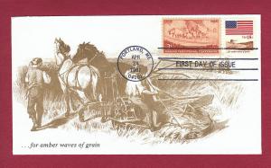 1981 18c FLAG & ANTHEM #1890, FDC, K.M.C.Venture, Ltd Ed