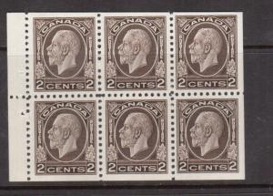 Canada #196b XF/NH Booklet Pane