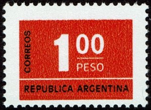 Argentina #1114  MNH - 1p Numeral  (1976)