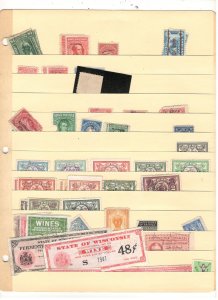 US REVENUE STAMP COLLECTION