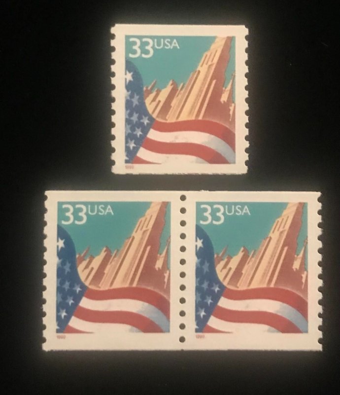 3280 Single & Pair, MNH