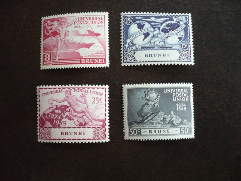 Stamps - Brunei - Scott# 79-82 - Mint Never Hinged Set of 4 Stamps