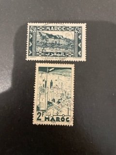 French Morocco sc 169,172b u