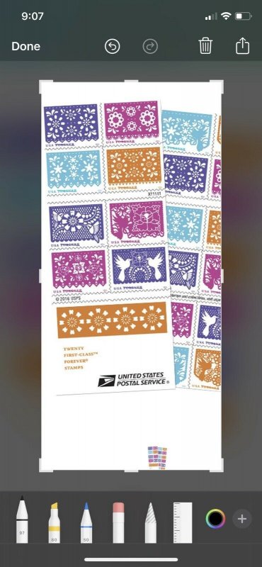 *Mint USPS Forever Stamps. Colorful Celebrations 2016 MNH booklet of 20