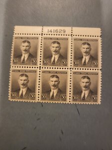 Stamps Canal Zone Scott #113 never hinged, plate block