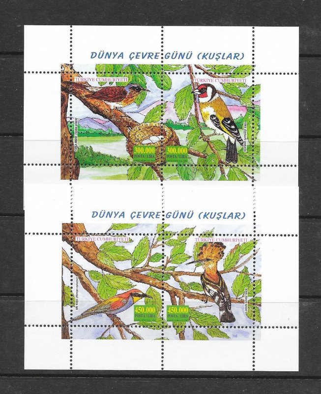 BIRDS- TURKEY #2800-1  MNH