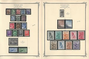 Vatican City Collection 1931-90 on 21 Scott Specialty Pages, Back of Book