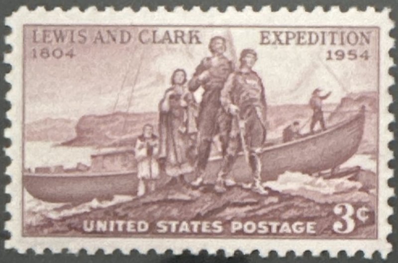 Scott #1063 1954 3¢ Lewis and Clark Expedition MNH OG VF