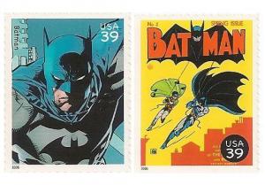 US 4084e 4084o DC Comics Super Heroes Batman 39c (2 stamps) MNH 2006