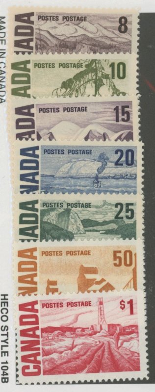 Canada #461-465B  Single (Complete Set)