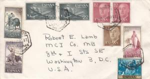 Spain: Las Palmas, Canary Island to Washington, DC, 1960 (S12556)