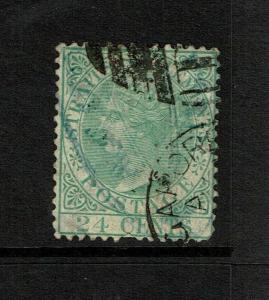 Straits Settlements SG# 16, Used, lower corner shallow thin - S7477