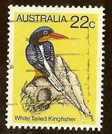 Australia #733 22c Bird - White-tailed Kingfisher