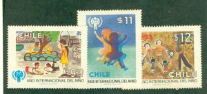 CHILE 553-5 MNH CV $3.45 BIN $2.00