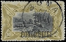 BELGIAN CONGO   #36 USED (1)
