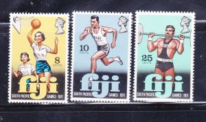 Fiji 321-323 Set MNH Sports