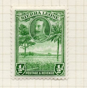 Sierra Leone 1954-59 Early Issue Fine Mint Hinged 1/2d. NW-157876