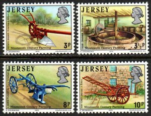 Jersey Sc #120-123 MNH