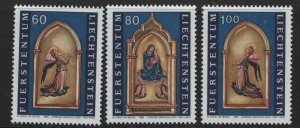 LIECHTENSTEIN   1060-1062 MNH SET