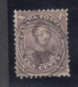 Canada #17 Used With 4 Ring 30 Cancel