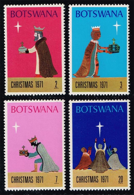 Botswana #80-83 Christmas Set of 4; MNH (1.00)