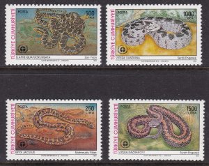 Turkey, Fauna, Snakes MNH / 1991