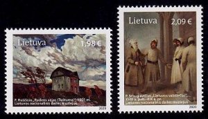 Lithuania Sc# 1171-2 MNH Paintings