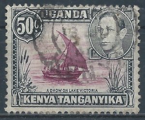 KUT 1938 - 50c George VI - SG136 used