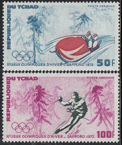 Chad #C110-C111  MNH  Winter Olympics