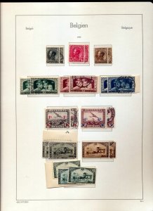 BELGIUM 1932/43 MH MNH Used on Pages(Apprx 150 Items)NS 777