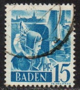 Germany Baden Sc #5N19 Used