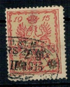 Poland 1916 Used Stamps Municipal Post Warsaw 9 Coat of Arms