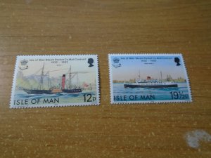 Isle of Man  #  219-20  MNH