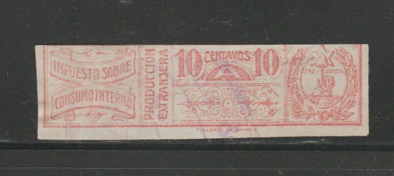 Paraguay Revenue Fiscal Stamp 12-14-20-4a