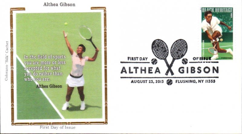 #4803 Althea Gibson Colorano FDC