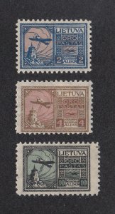 Lithuania Scott #C18-C20 MH