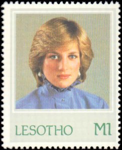 Lesotho #372-375, Complete Set(4), 1982, Royalty, Never Hinged