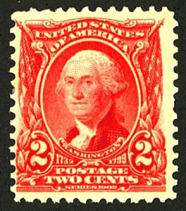 U.S. #301 MINT OG NH V TINY THIN